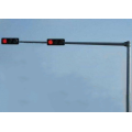 Galvanized tube steel traffic signal light pole